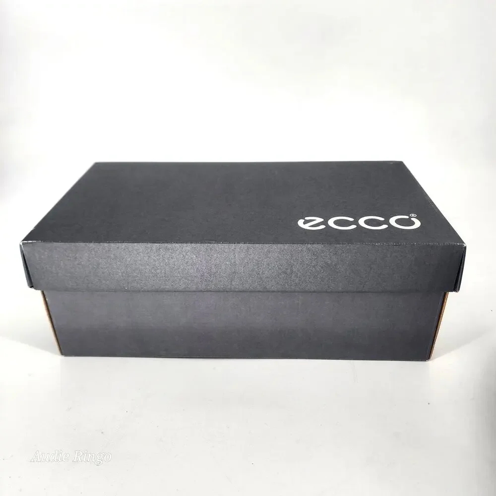 ECCO Black Leather Lace-Up Comfort Walking Shoes Women’s EU 37 US 6